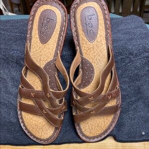 BOC Women’s wedge sandals. Leather